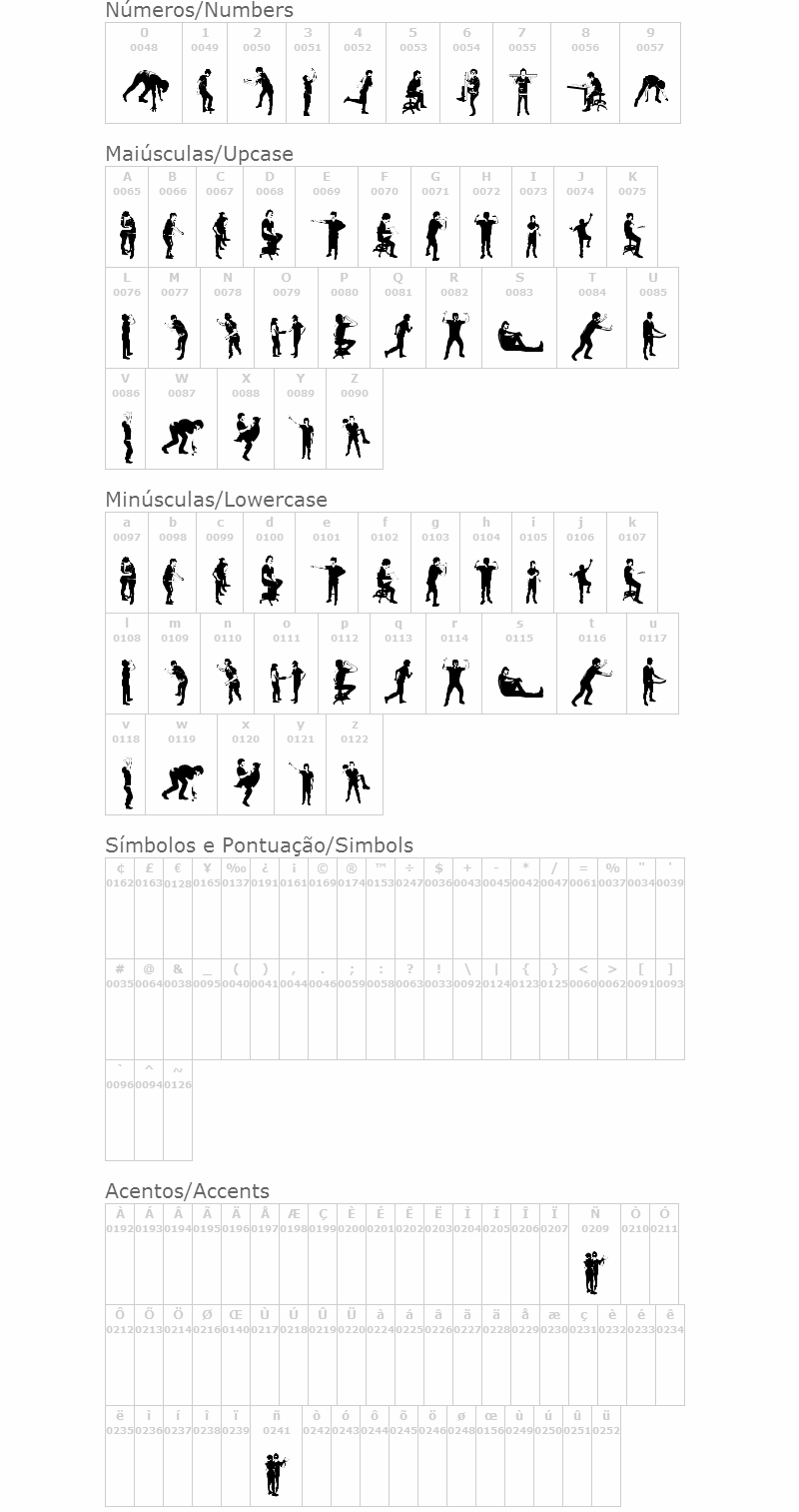 Accion Dingbat Tipografia