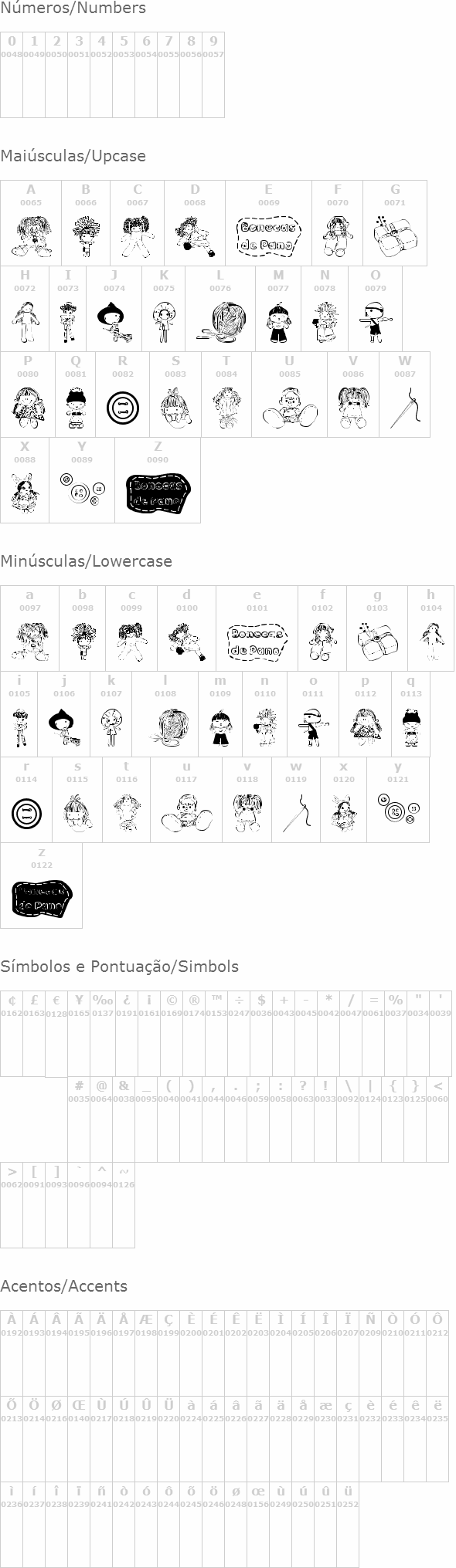 BonecaS de Pano