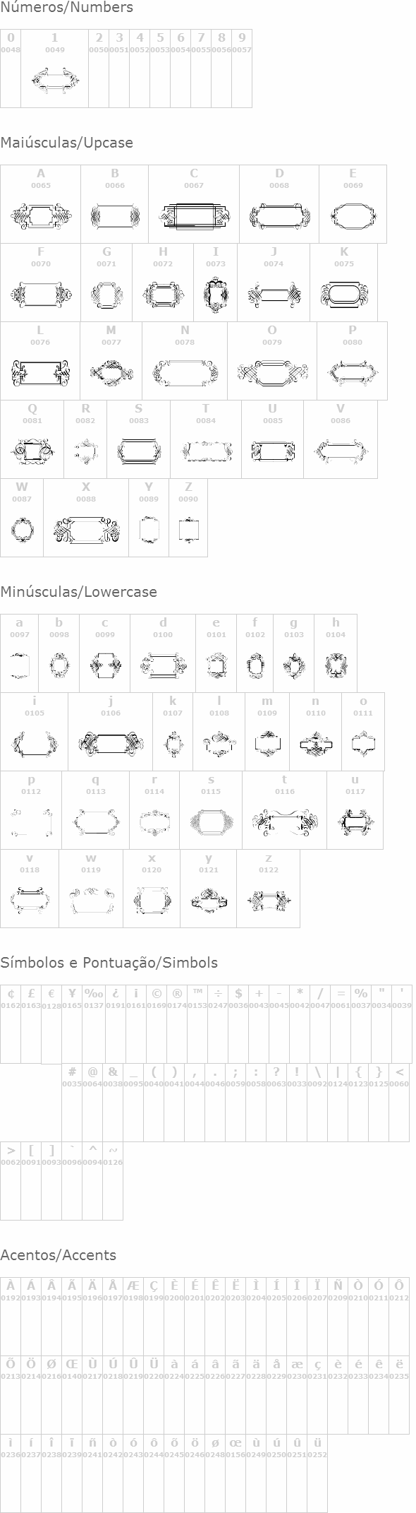 Calligraphic Frames Soft