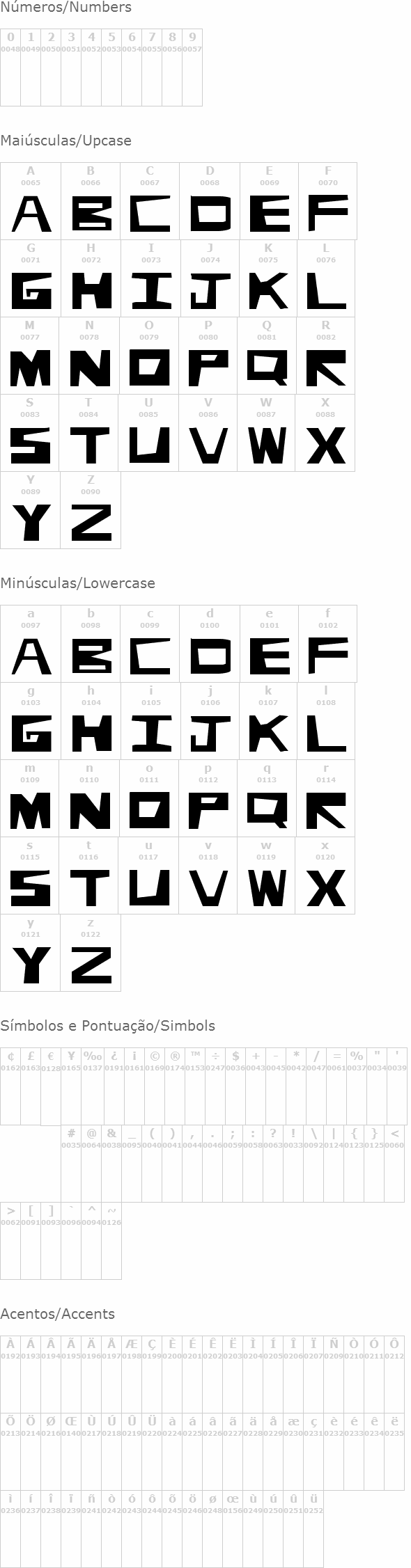 Deformed Font