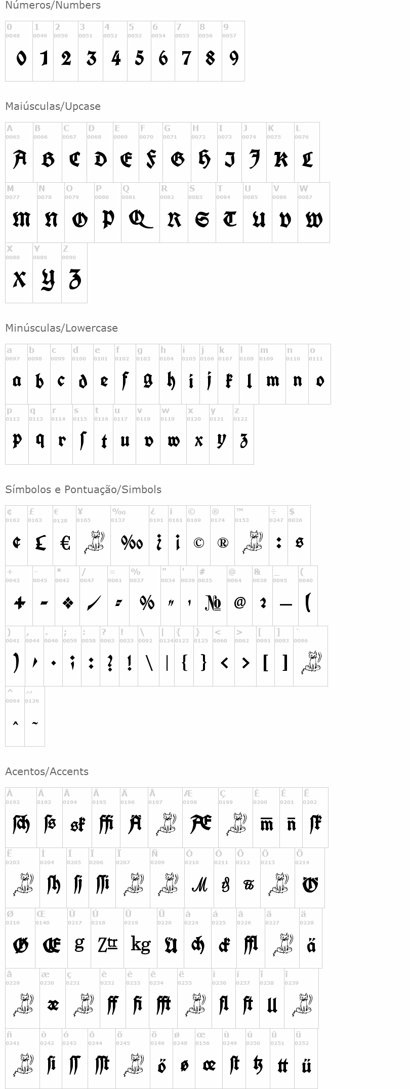 Koch Fette Deutsche Schrift