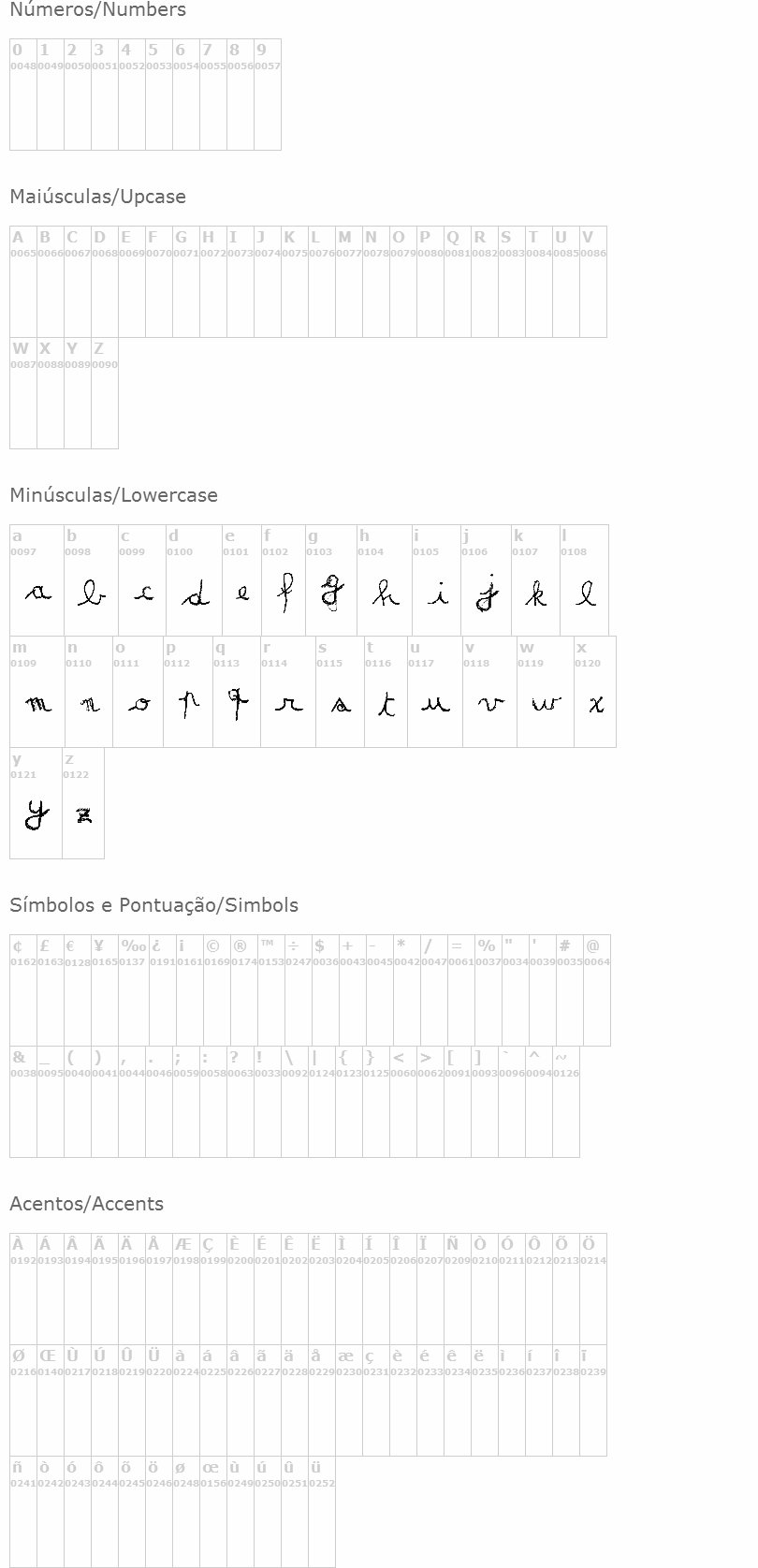 Matildas Grade School Hand Script