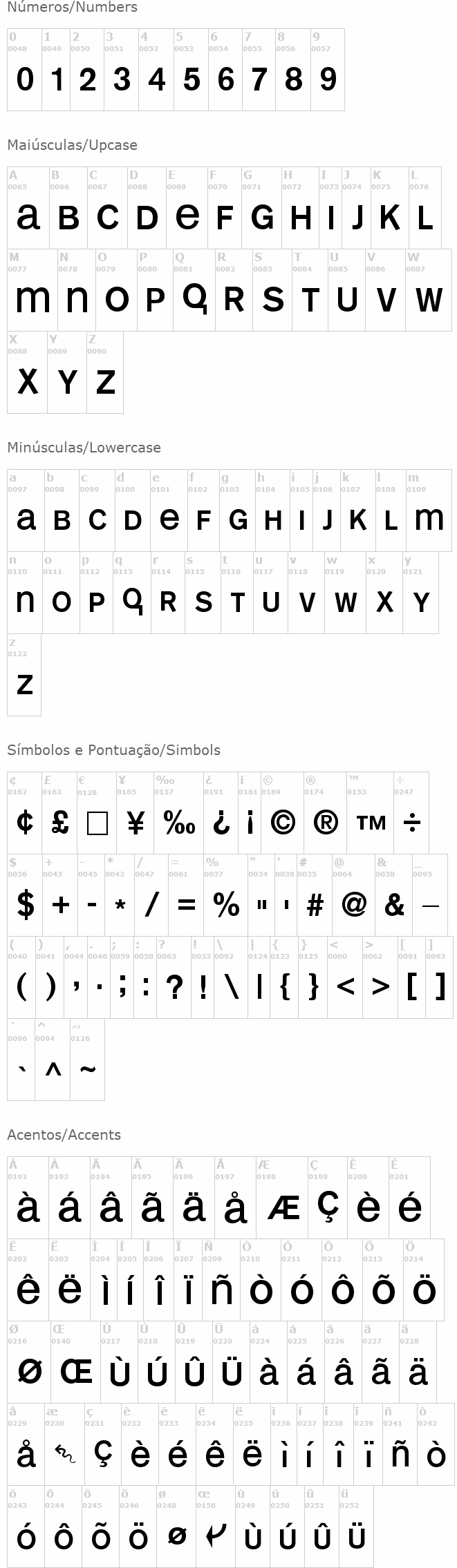 Mono Alphabet