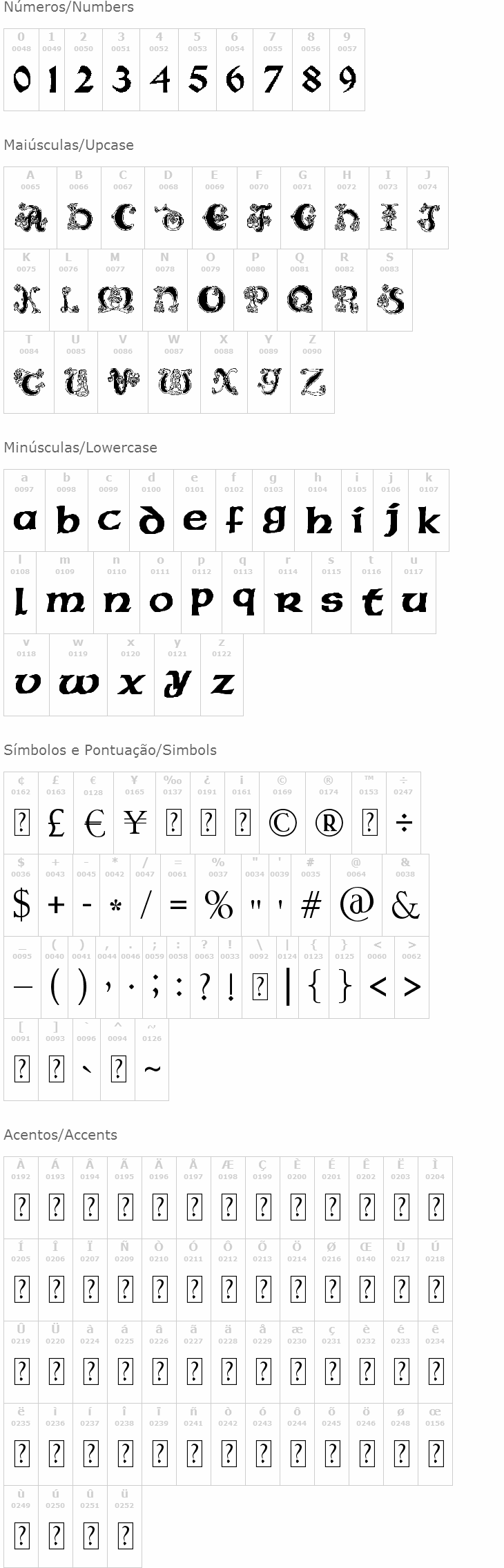 Pauls Celtic Font 2